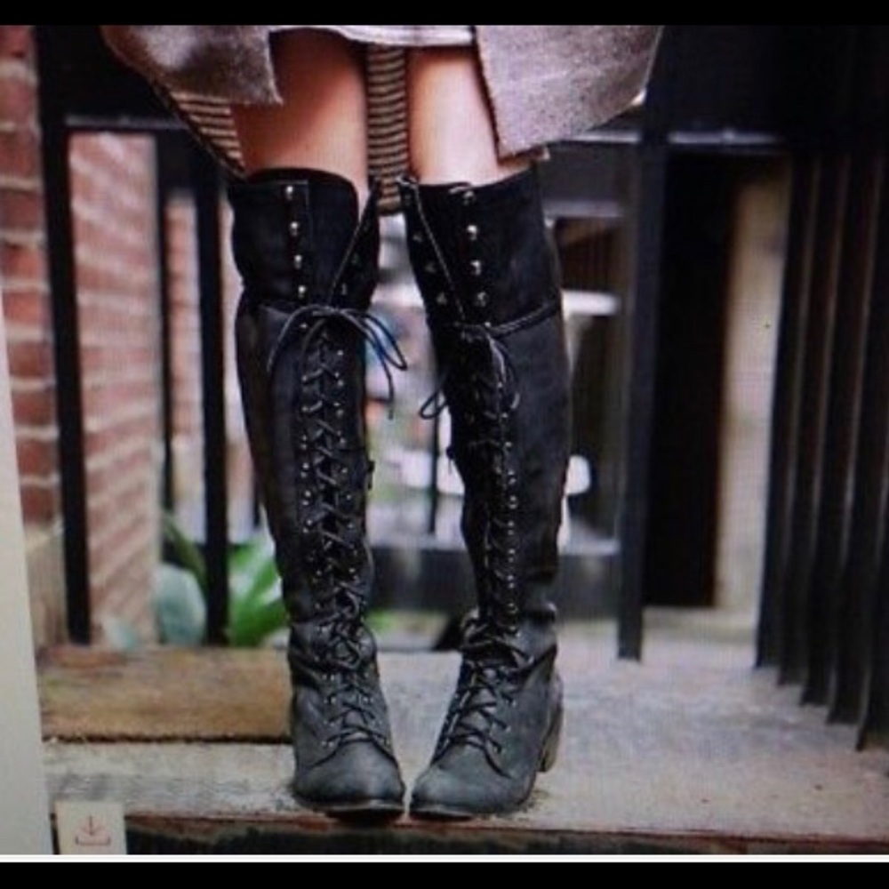 Free People, Jeffery Campbell, Lace Up Boots! New!